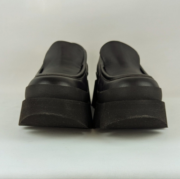 Paloma Barceló Teseo Iris Saw Edge Platform Loafer Moka Brown EU41 US 10.5 NIB - Picture 8 of 15